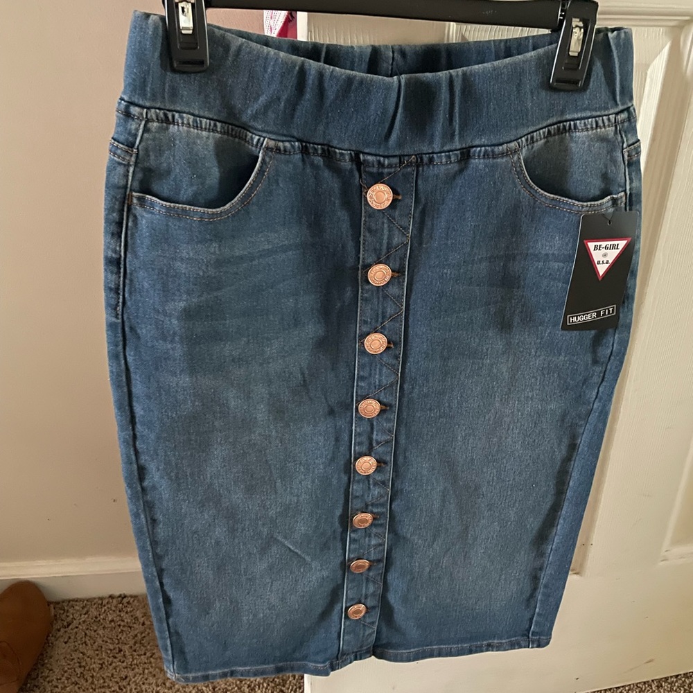 Blue jean skirt